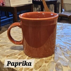 New Fiesta Paprika Java Mug Coffee Cup 12 Oz Retired Color